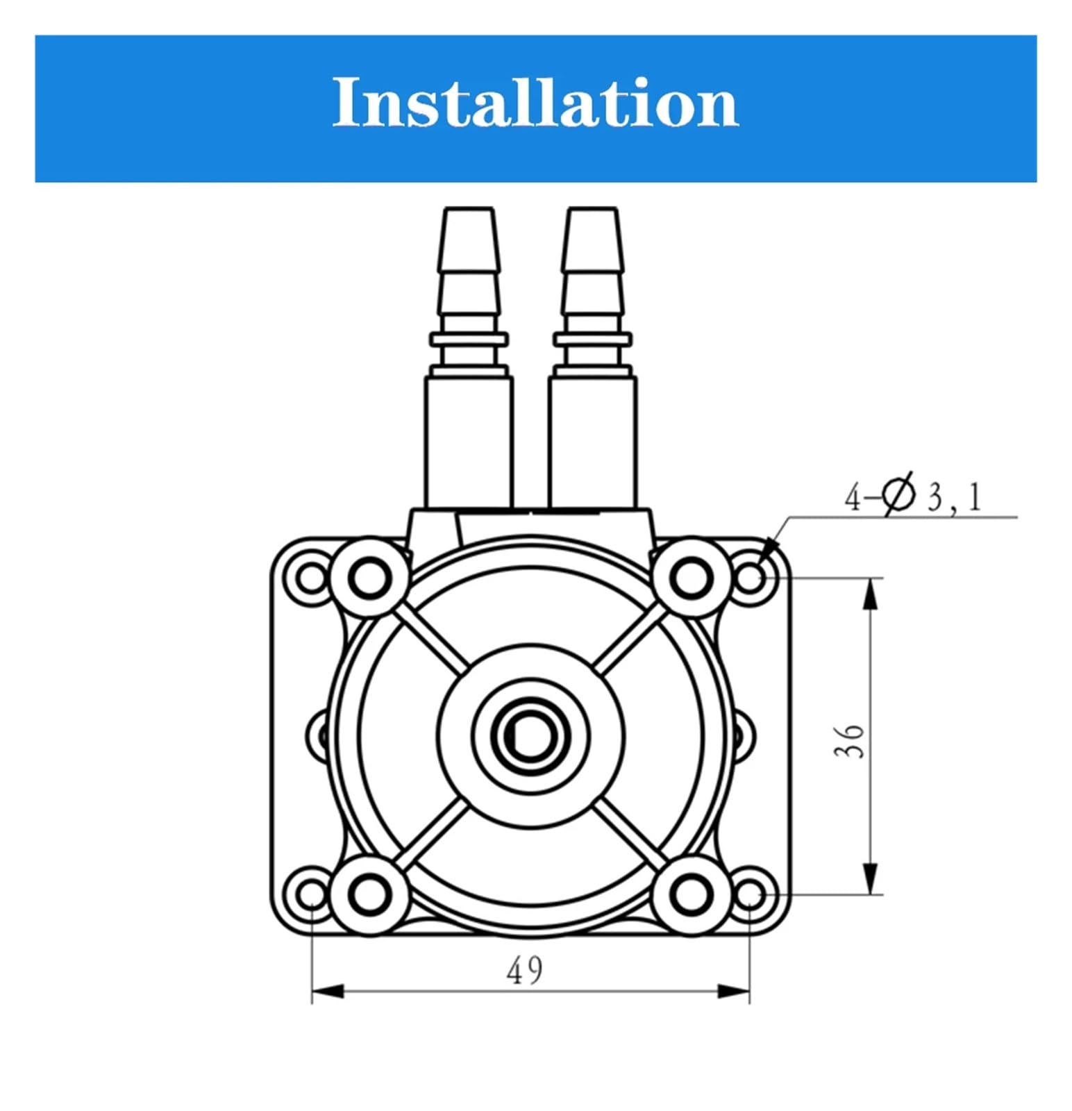 Industrielle Schlauchpumpe, Peristaltische Pumpe, Wasser, Dosierung, Doppelkopf, 12 V 24 DC, Hoher Durchfluss Für Laboranalyse-Aquarien,für Labor(24v)