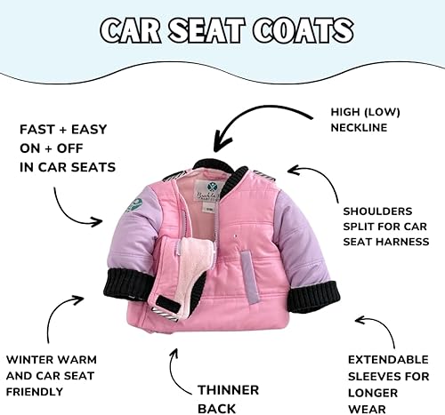 Miniatura 4 de Buckle Me Baby Coats Chaqueta de invierno de asiento de coche más seguro de cierre rápido para niño o niña, como se ve en Shark Tank