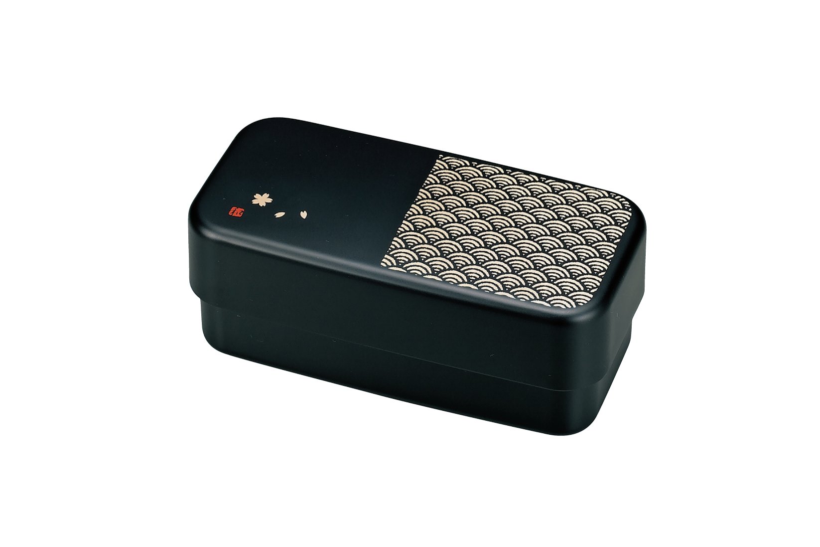 Hakoya 50427-9 Nami Bento Boîte à Repas Plastique Noir 20,5 x 10 x 8 cm