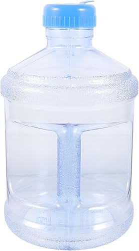Contenedor de botella de agua Mochila transparente Cubo de camping Portátil PC Cubo vacío Botellas de agua transparentes Contenedor de agua con grifo