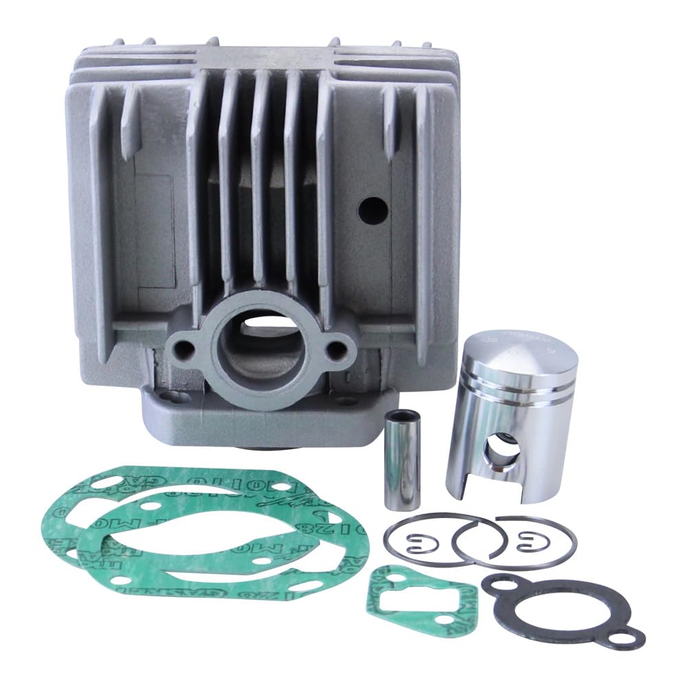 Zylinder Set 50ccm 38mm (Standard 25km/h Version) + Dichtung kompatibel mit Hercules Prima M 2 3 4 5 Sachs 504 505 Motor