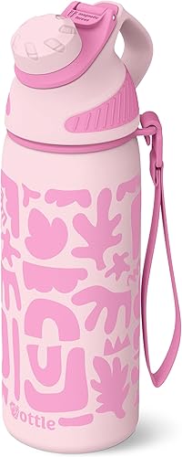 Miniatura 35 de Ottle Reef Roamer - Botella de agua de acero inoxidable, frasco aislado de 34 onzas con tapa a prueba de fugas, sin BPA y asa de transporte, botella