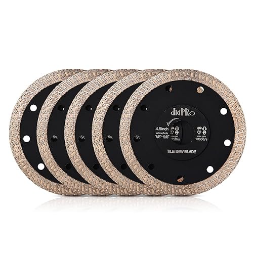 Miniatura 2 de 5 piezaslote de 4.5 pulgadas, hoja de azulejos turbo súper fina de porcelana de corte de hoja de diamante para mármol de granito