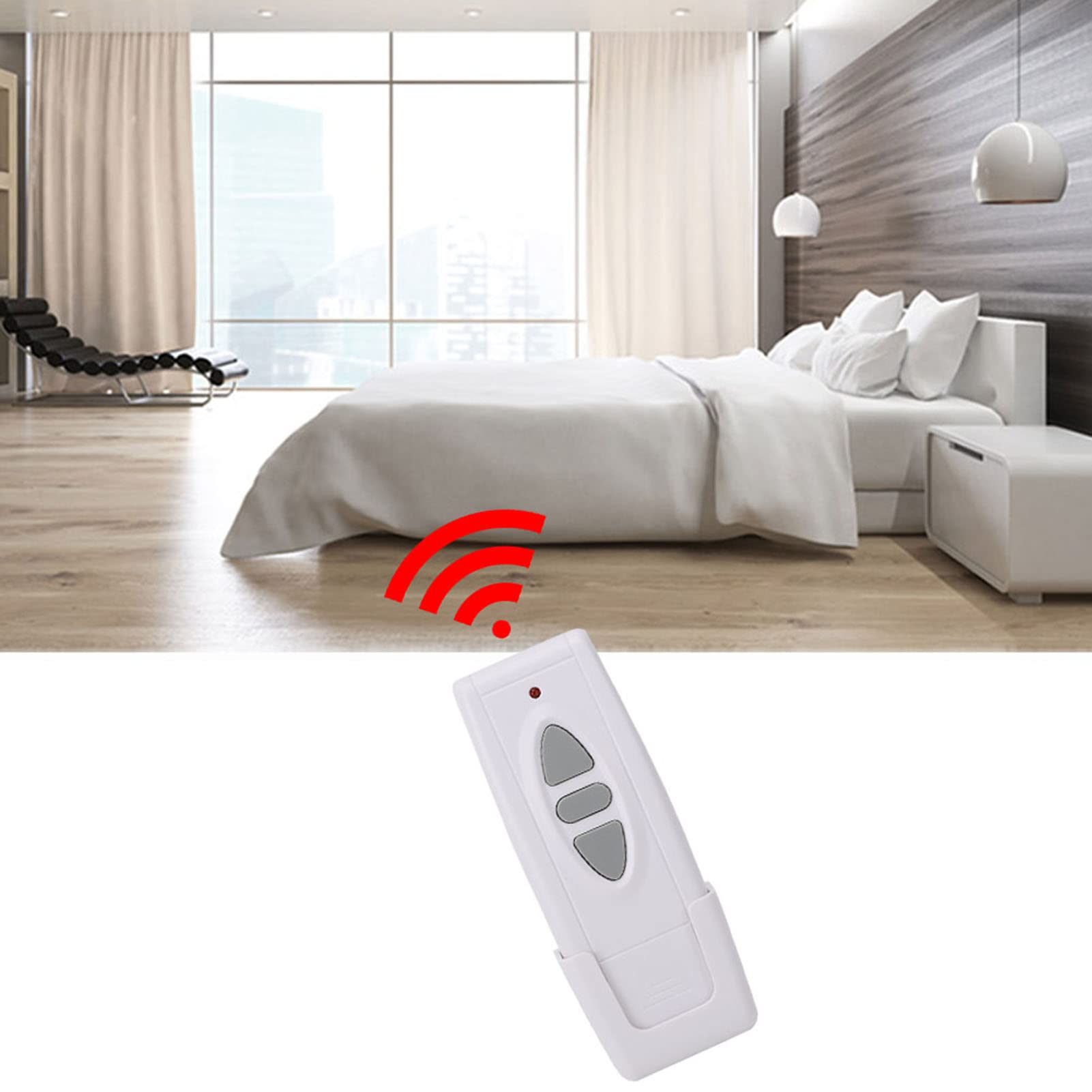 Controlador Remoto Inalámbrico Para Pantalla De Proyección Y Cortinas (220V AC): Señal RF Con Aprendizaje De Código