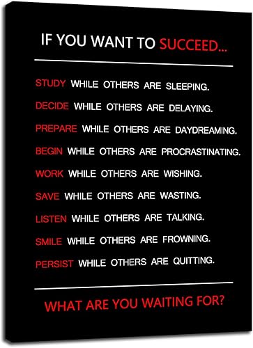 Miniatura 73 de Disciplina Hábitos Consistencia Crecimiento Arte Motivacional para Pared Póster Inspirador Impresiones en Lienzo Obras de Arte para Oficina