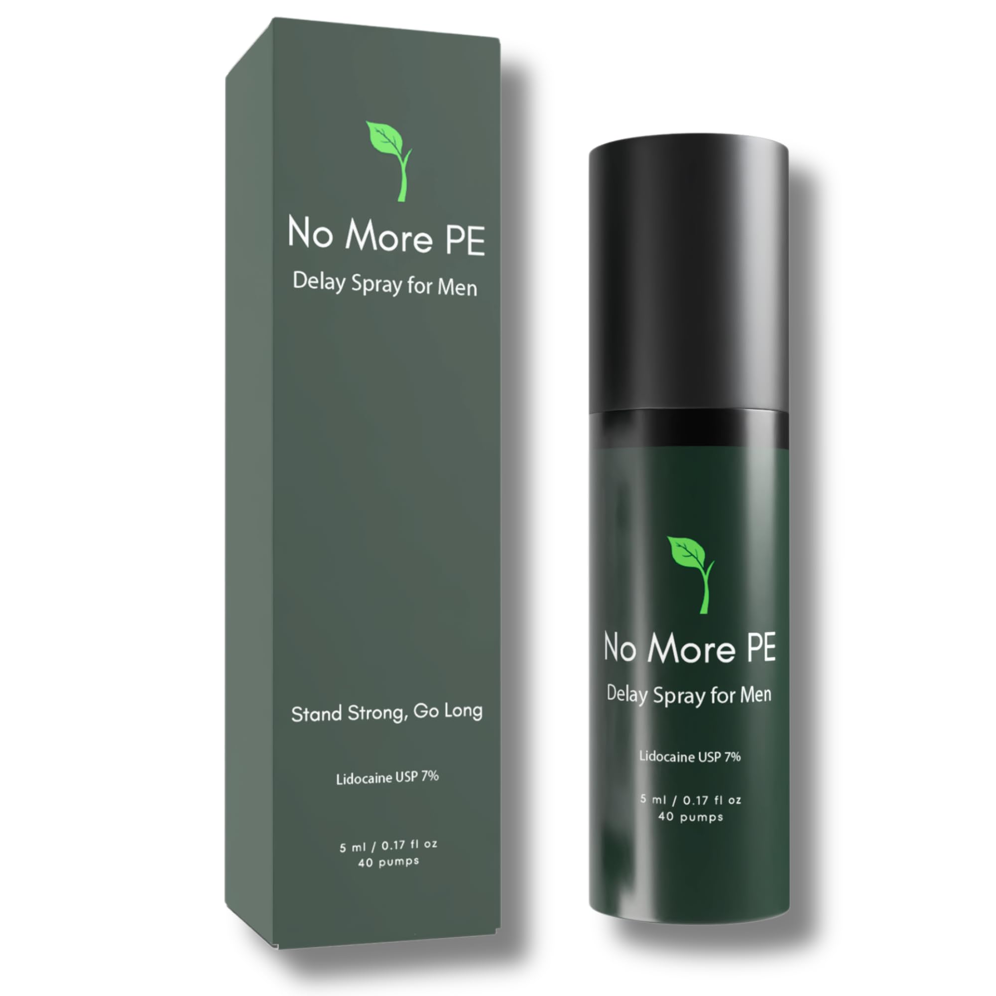 Desensitizing Delay Spray for Men 5 ml (40 Pumps), Unscented Climax Control Delay Spray with Improved Numbing Effect, Increases Men’s Time in Bed