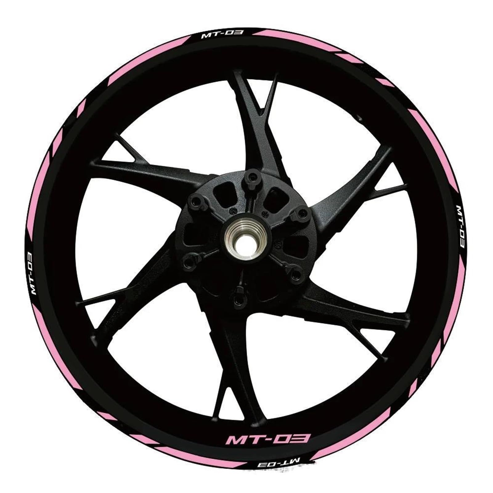Piwine Style 29 Stickers Motorcycle Wheel Stickers Reflective Decorative Rim For Yamaha Mt-03 Mt 03 Mt03 2020-2022(Style 29)
