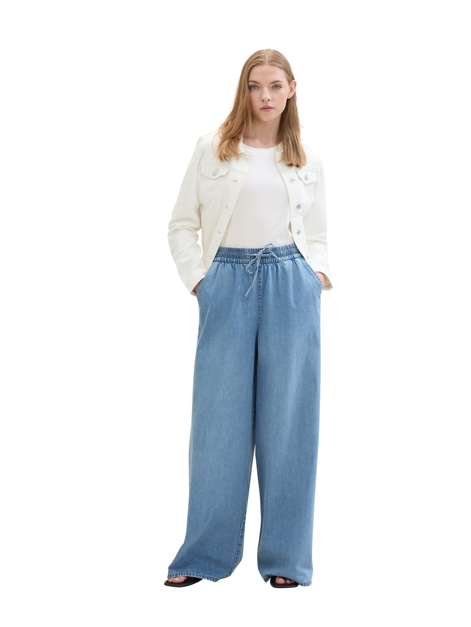 TOM TAILOR Denim Damska kurtka dżinsowa, 22569 – Niewybielany, naturalny denim, XL