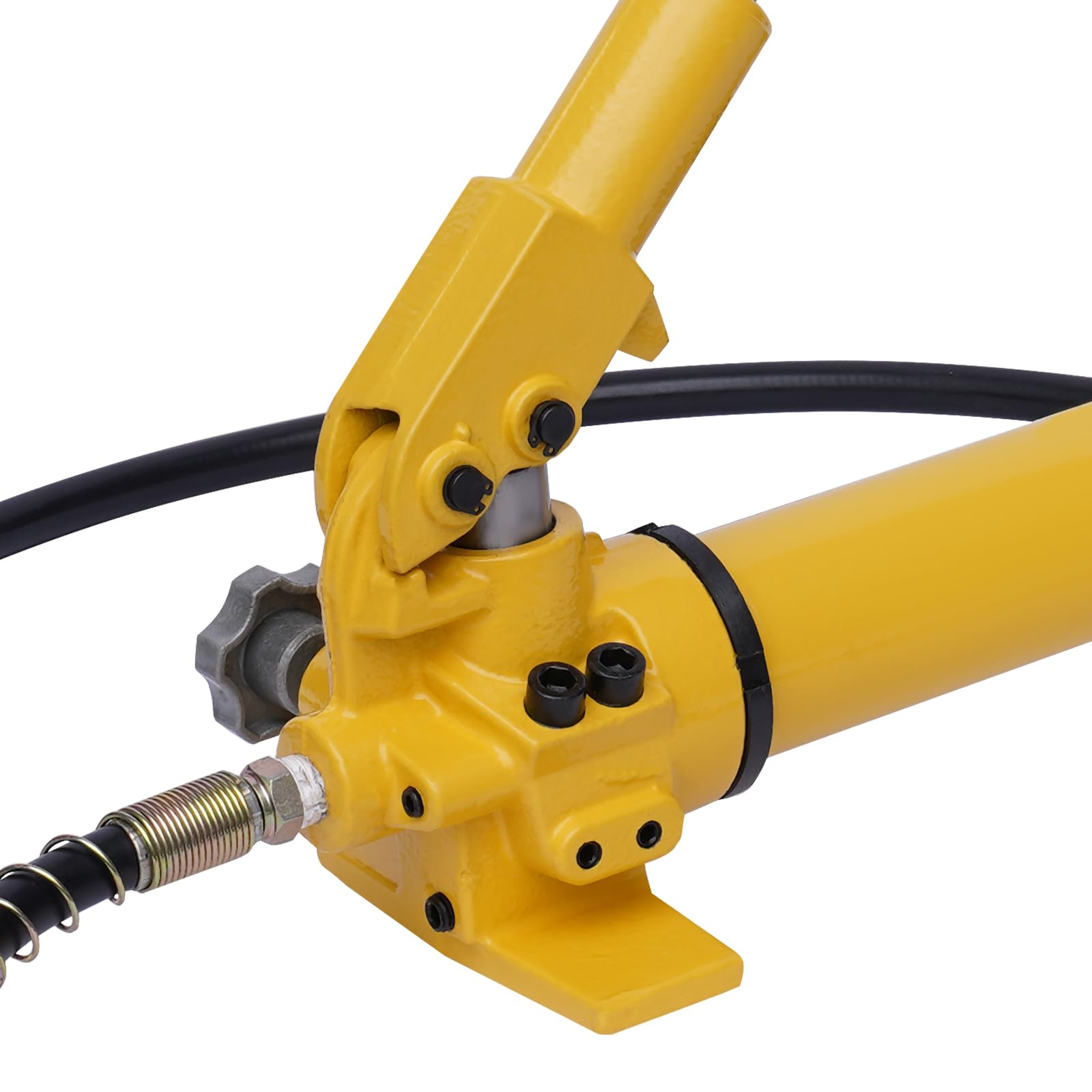 CP-700 Pompe Hydraulique Manuelle, Pompe à Main Hydraulique, avec Tuyau de 1,8m, Haute Pression 70 MPa, Teneur en Huile 700cc, pour Utilisation avec Des Variétés d'Outils Hydrauliques