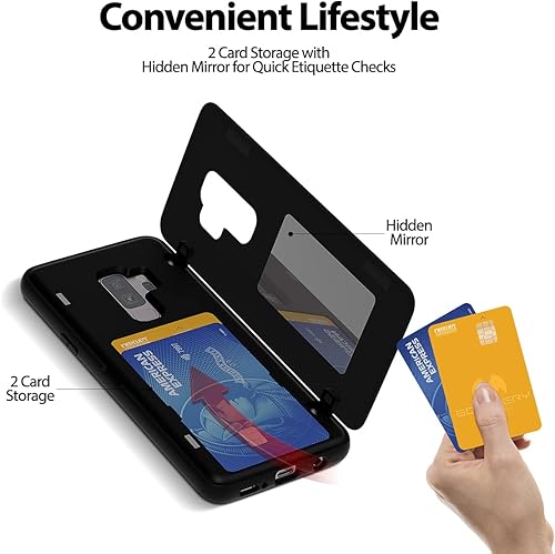 Miniatura 226 de GOOSPERY Parachoques magnético para puerta compatible con Galaxy S23, tarjetero tipo cartera, cierre automático, protección de doble capa resistente