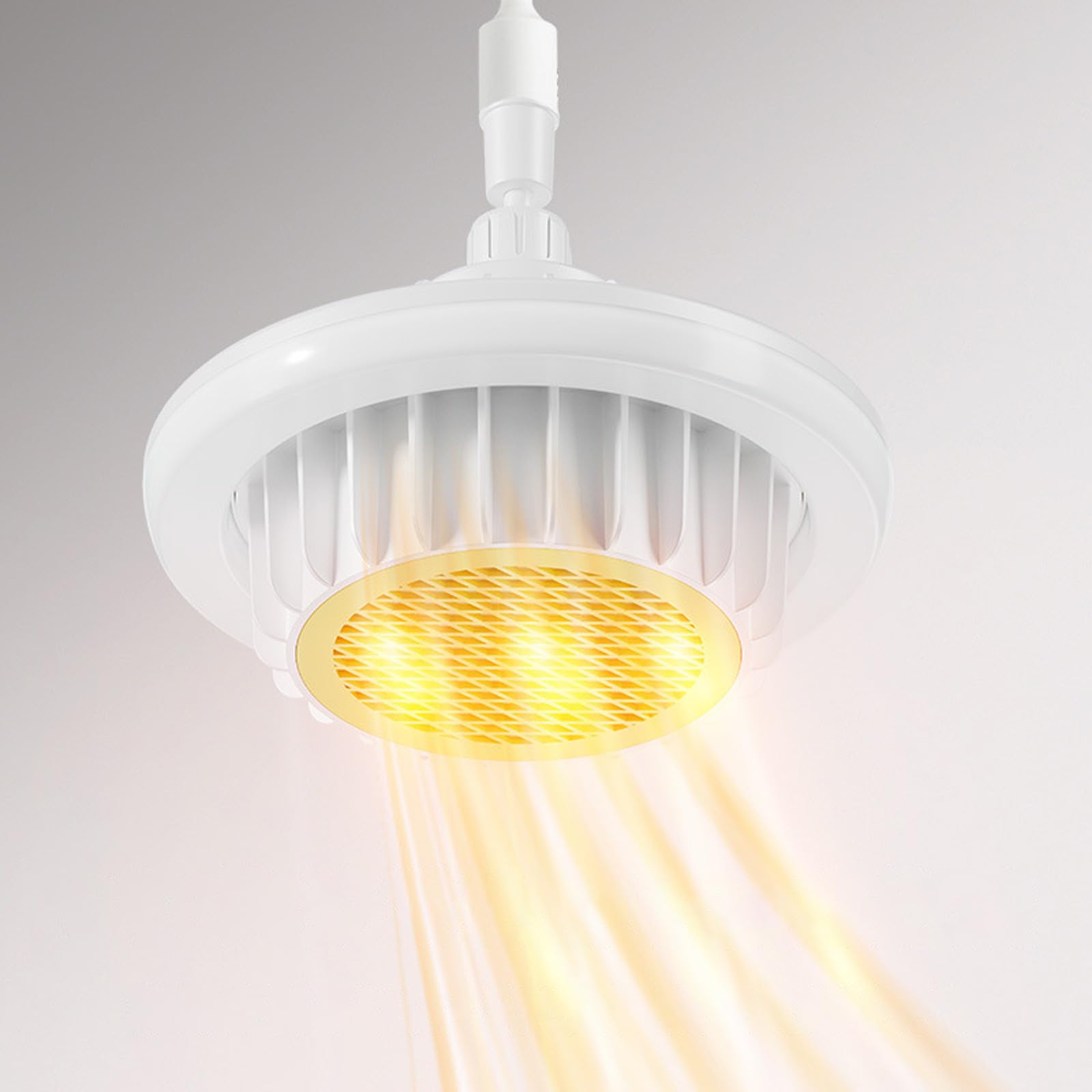 FRJINIE 600w Electric Heating Fan Light, Ceiling Mounted Indoor Heater ...