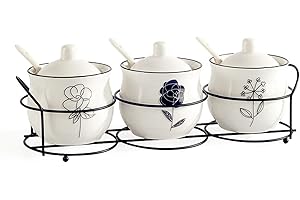 Ceramic Spice & Sugar Jars: Upgraded Kitchen Storage Solution