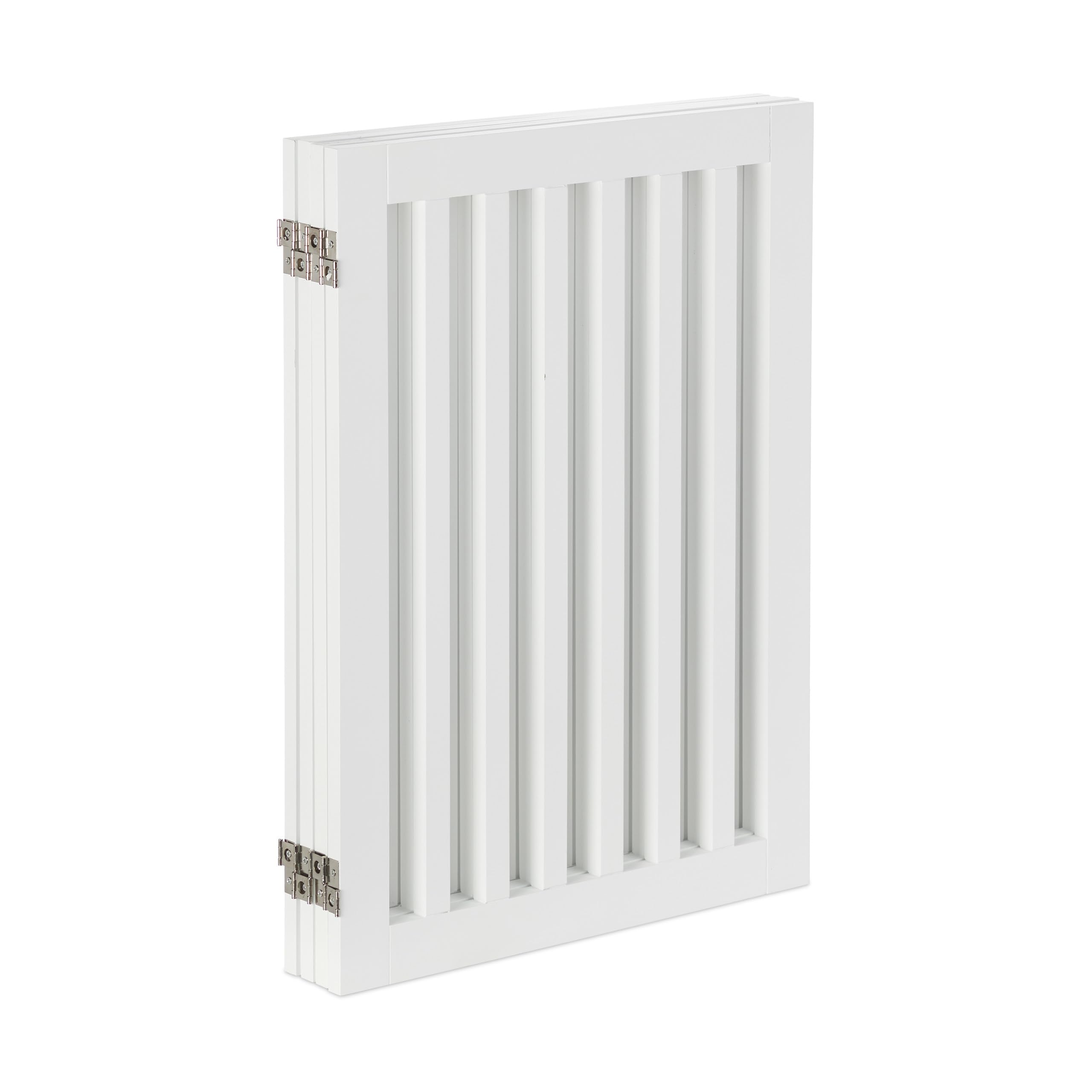 Relaxdays Barrera de Seguridad, Reja Ajustable para Perros, 1 Ud., 70x206,5 cm, Protector de Chimenea, MDF, Blanco