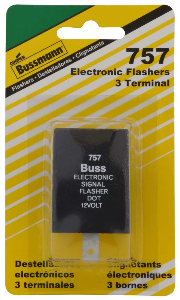 Clignotant électronique stable Bussmann 12V relais robuste 12,6 A DC
