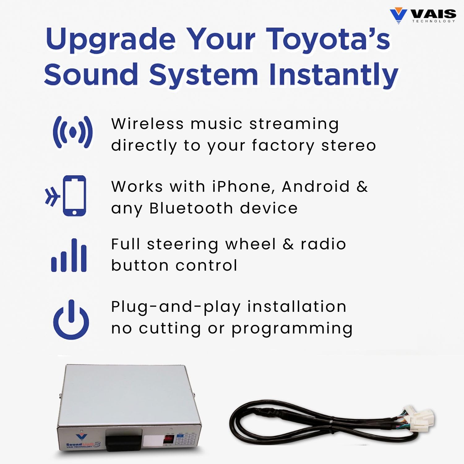 ペ*ン様 VAIS Sound LinQ3 SL3B Amazon.com: VAIS Technology SL3b-T Bluetooth Audio Streaming