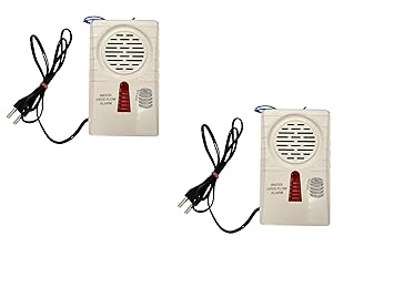 TULSI TRADERS Water Tank Overflow Plastic Alarm Bell with Multiple Voice Sound _ White