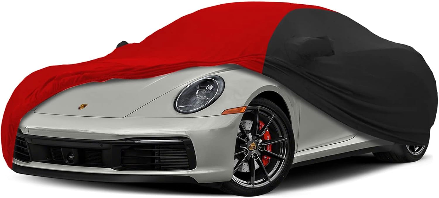 Indoor Car Cover Replace for 1998-2025 Porsche 911 (991/992/996/997 Series), Luxurious Soft Stretch Satin Custom-fit Indoor Car Cover for Dust-Proof, Underground Garage, Car Show (911)