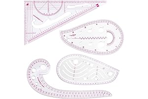 Sewing Ruler Set: Master Patterns with Precision