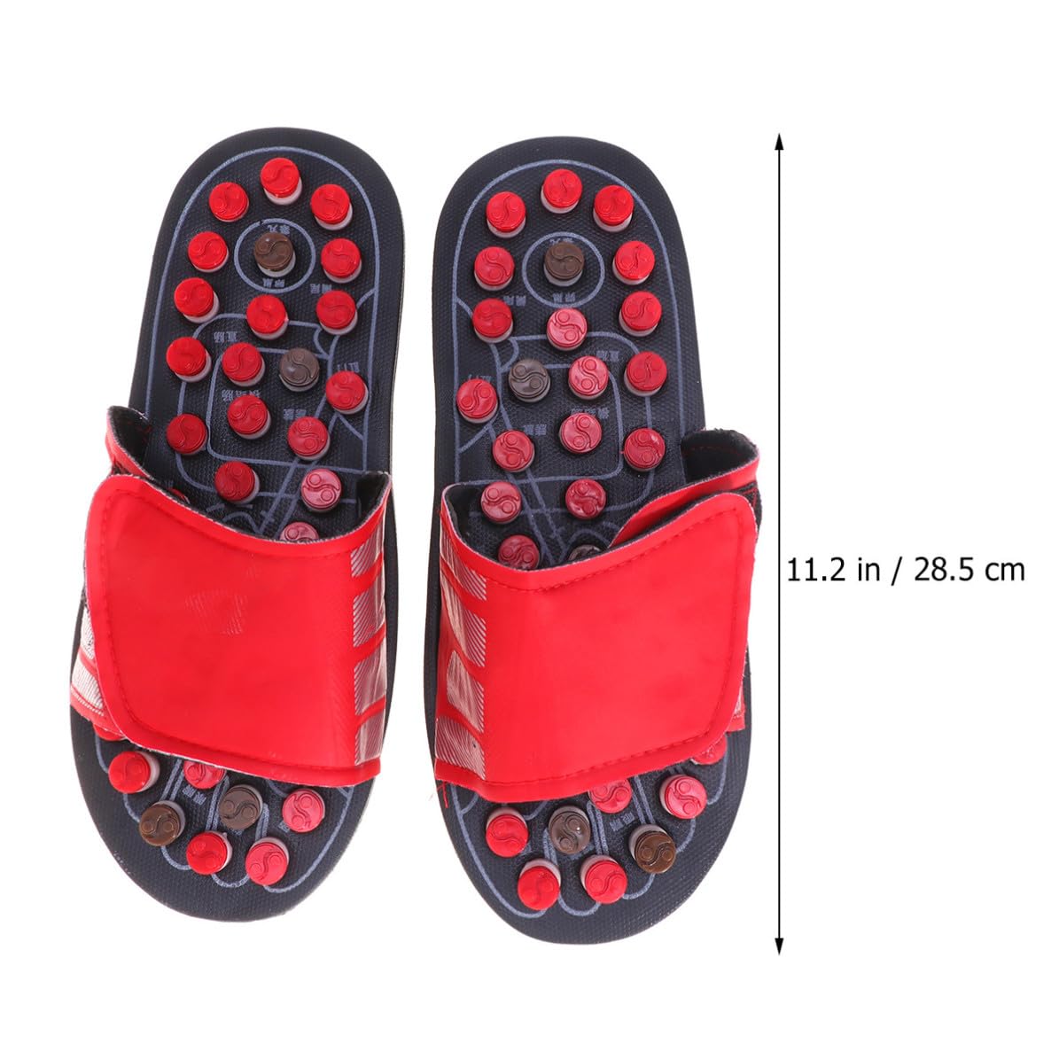 Fußmassageschuhe 1 Paar Eva Massage Slipper Rot Größe 40-41