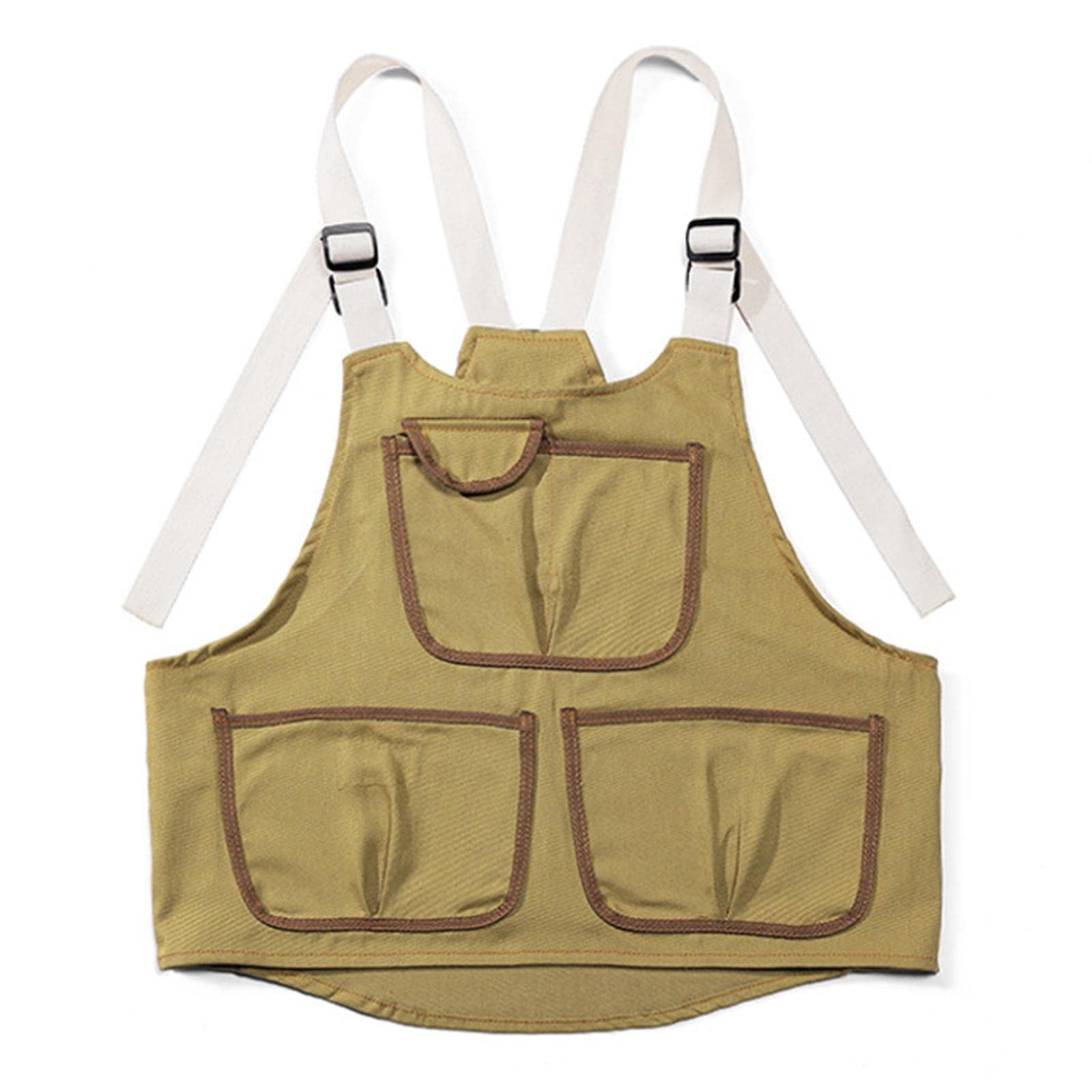 NIVAA Work Apron Tool Pocket Storage Pouch Garage Camping Workshop Screws Pinafore-image-49