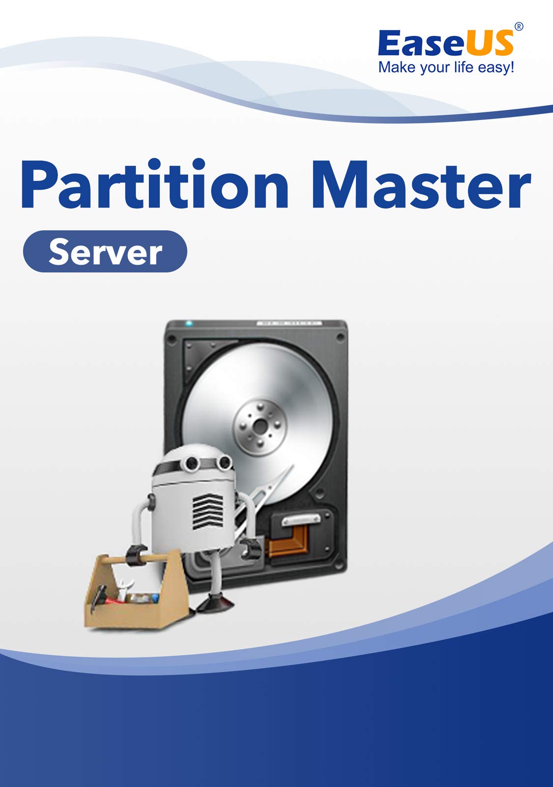 EaseUS Partition Master Server WIN (Product Keycard ohne Datenträger)-aktuelle Version
