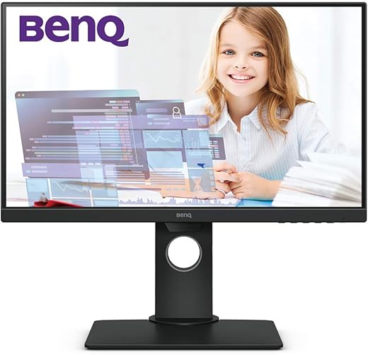 BenQ GW2480T 24 inch (60cm) 1920 X 1080 Pixels IPS Full HD Ultra-Slim Bezel Monitor- Height Adjustment, Eye Care, Anti-Glare, Brightness…