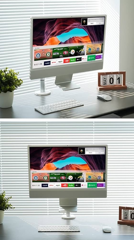 iMac M1, 2021 24インチ VESAマウント iMac (24-inch, M1, 2021)の標準モデルをVESA規格のモニター