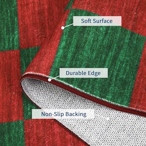 GarveeHome 4x6 Rug Xmas Living Room Rug Washable Christmas Rugs for Bedroom - image 4