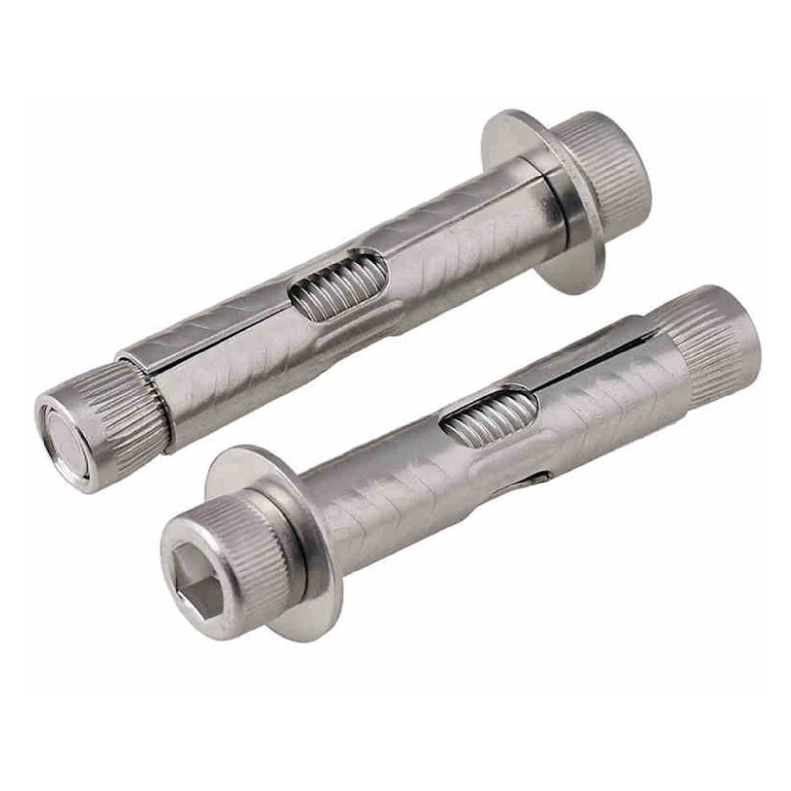 pernos de anclaje, Tornillo de expansión interno acero inoxidable 304, perno hexagonal, M6, M8, M10, M12, 1 unidad(100mm,M12)