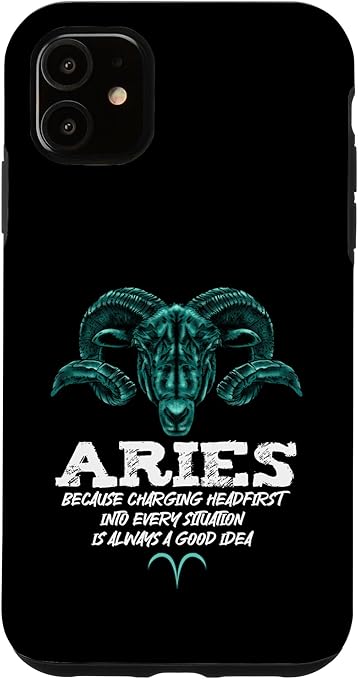 Horoscope Star Sign Astronomy Zodiac Sign Aries Case for iPhone 11