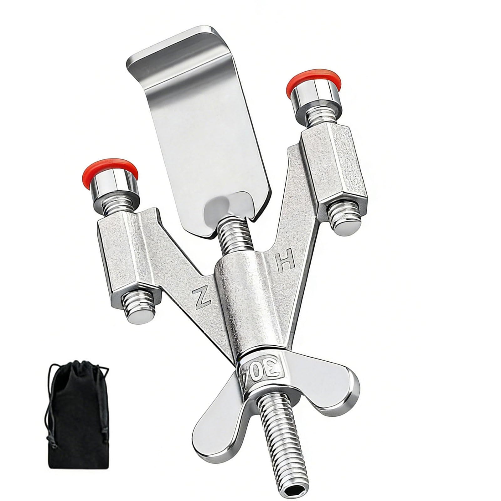 Kaeltsyn C Multifunction Adjustable Door Stabilizer Steel Build Instantly Mounts Without Drilling For Residential Ommercial Denial Drill Door Block