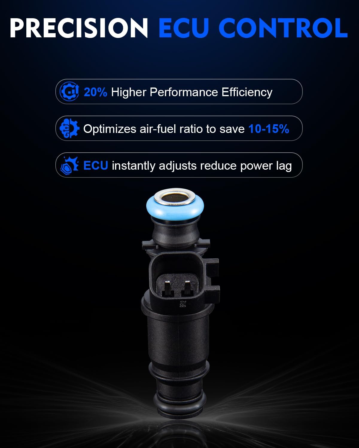 FJ706 Upgraded Fuel Injectors V6 3.8L Fit For:-Pontiac Grand Prix 2004 2005 2006 2007 2008 For:-Buick LaCrosse 2005-2009 Allure Lucerne Injectors(set of 6)