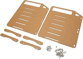 3.5 Inch Hard Drive Bracket, Acrylic Hard Drive Bracket for Desktop, DIY 3.5in Hard Disk Shelf HDD Transparent Cage, Suppoort Multiple 3.5inch Hard Drives and 8cm Fans (6 Layers)