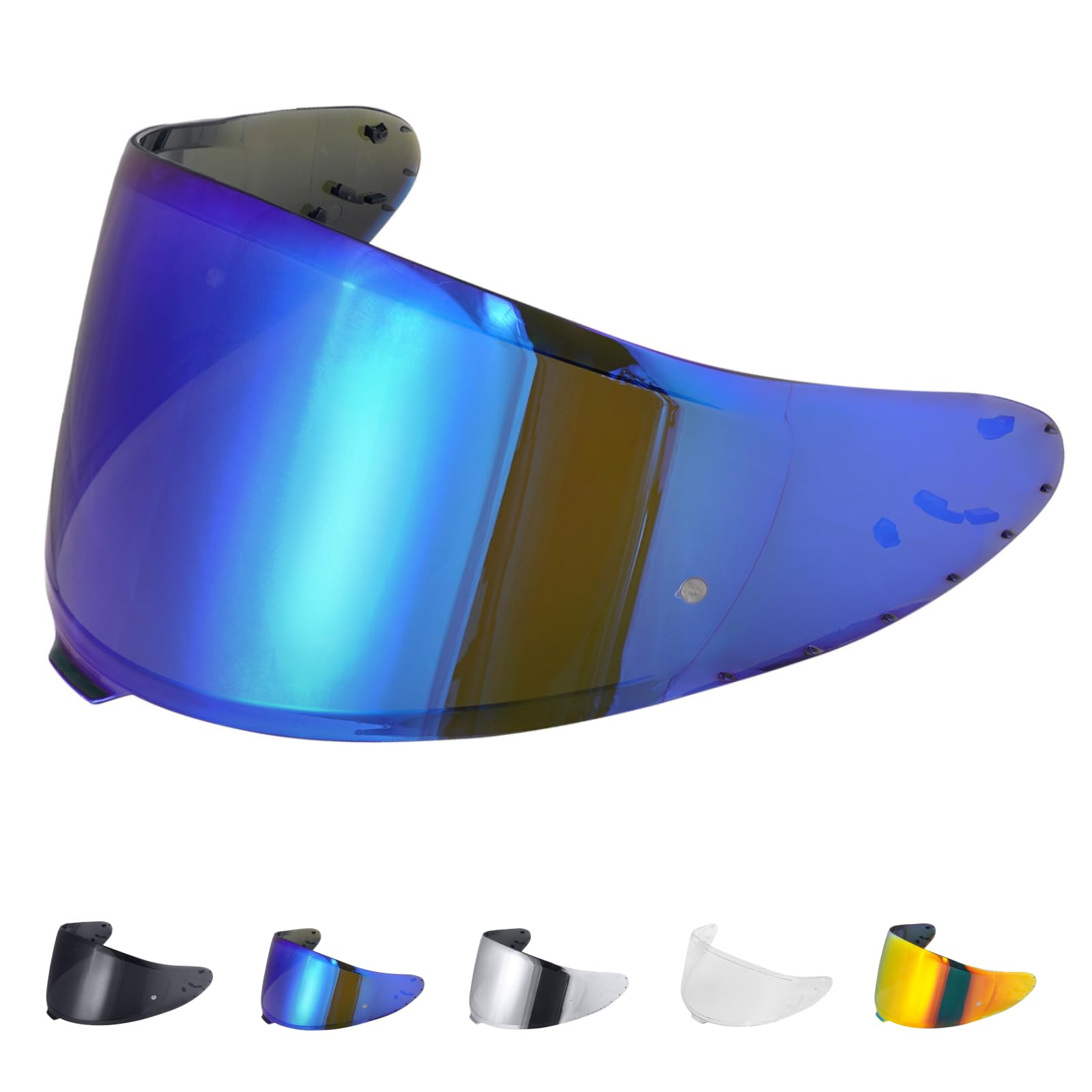 Visera Casco Moto Reemplazo para Z8 NXR2 RF1400 RF-1400 CWR-F2 | Lente de Casco de Protección contra el Viento para Motocicleta,Accesorios para X15 X-Fifteen X-SPR Pro CWR-F2R