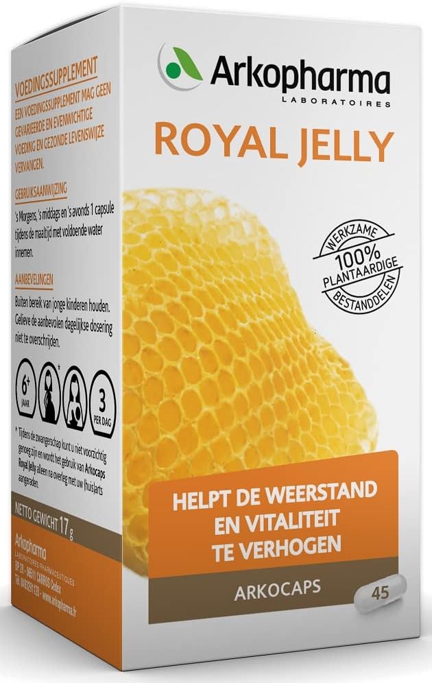 Arkopharma Arkocaps Royal Jelly 45 Capsules : Amazon.co.uk: Health ...