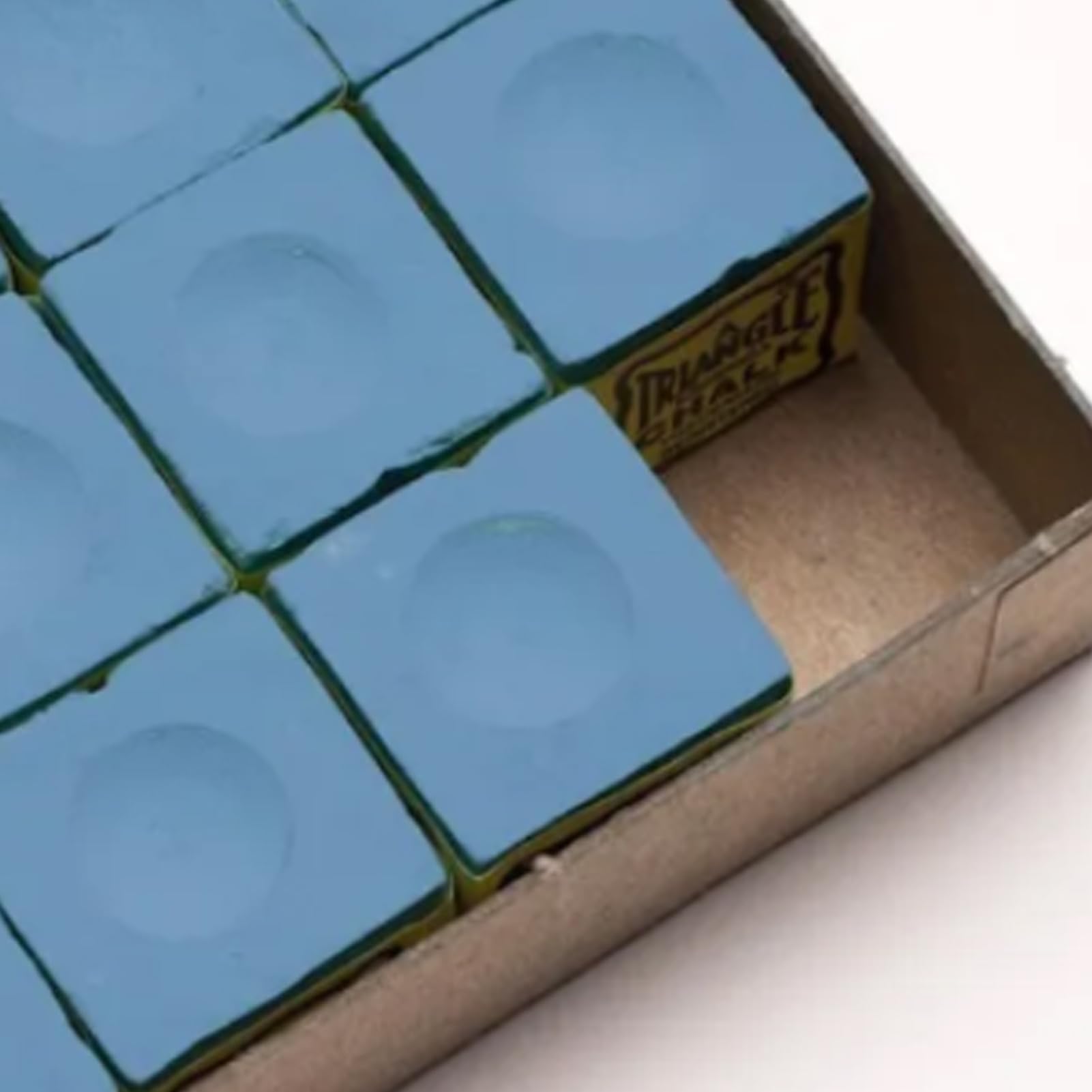 Craie De Billard Bleue - Cubes Professionnels Pour Queue De Billard, Augmente L'adhérence Et La Précision (Lot De 12)