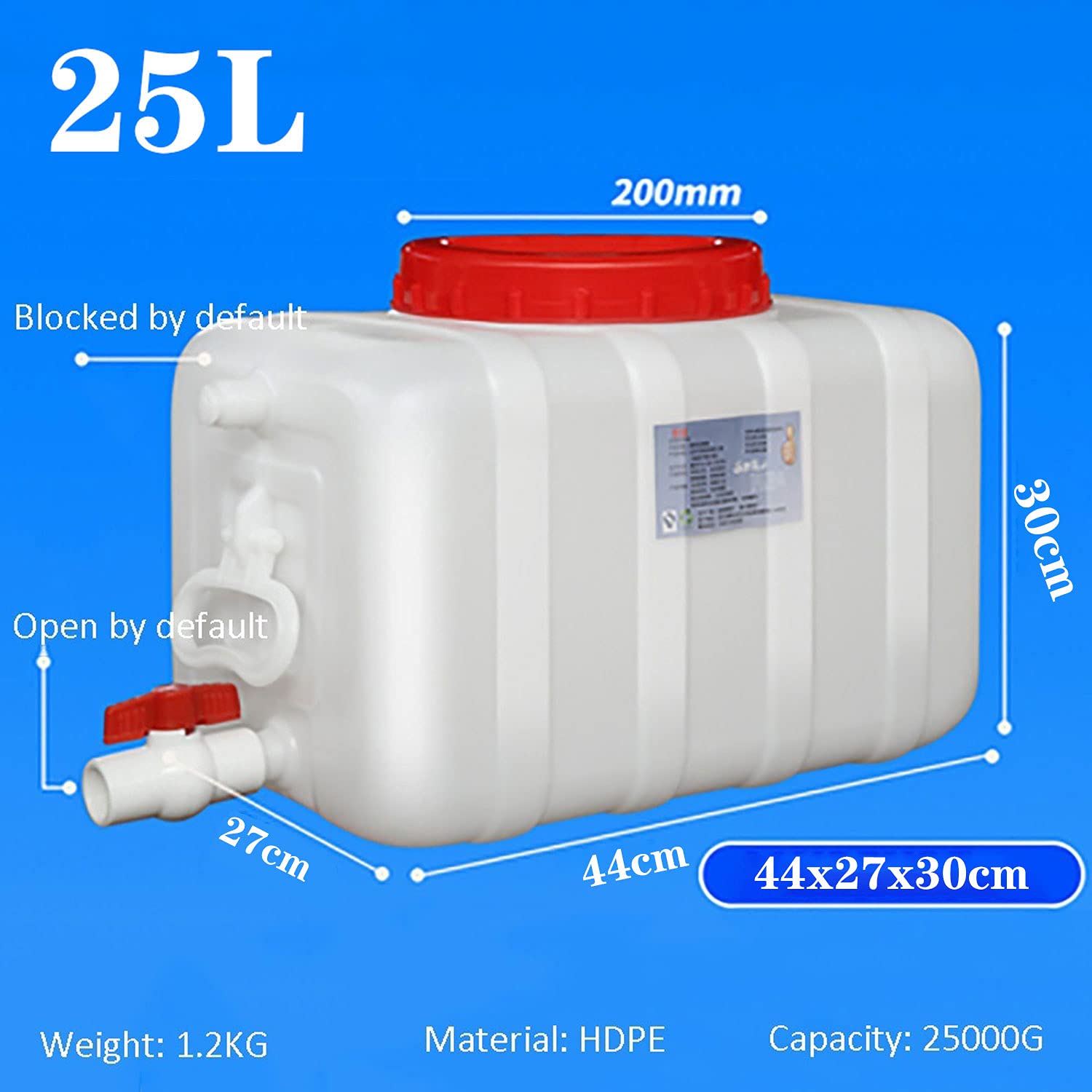 Amazon.co.jp: 水タンク 家庭用貯水タンク200L家庭用HDPEプラスチック