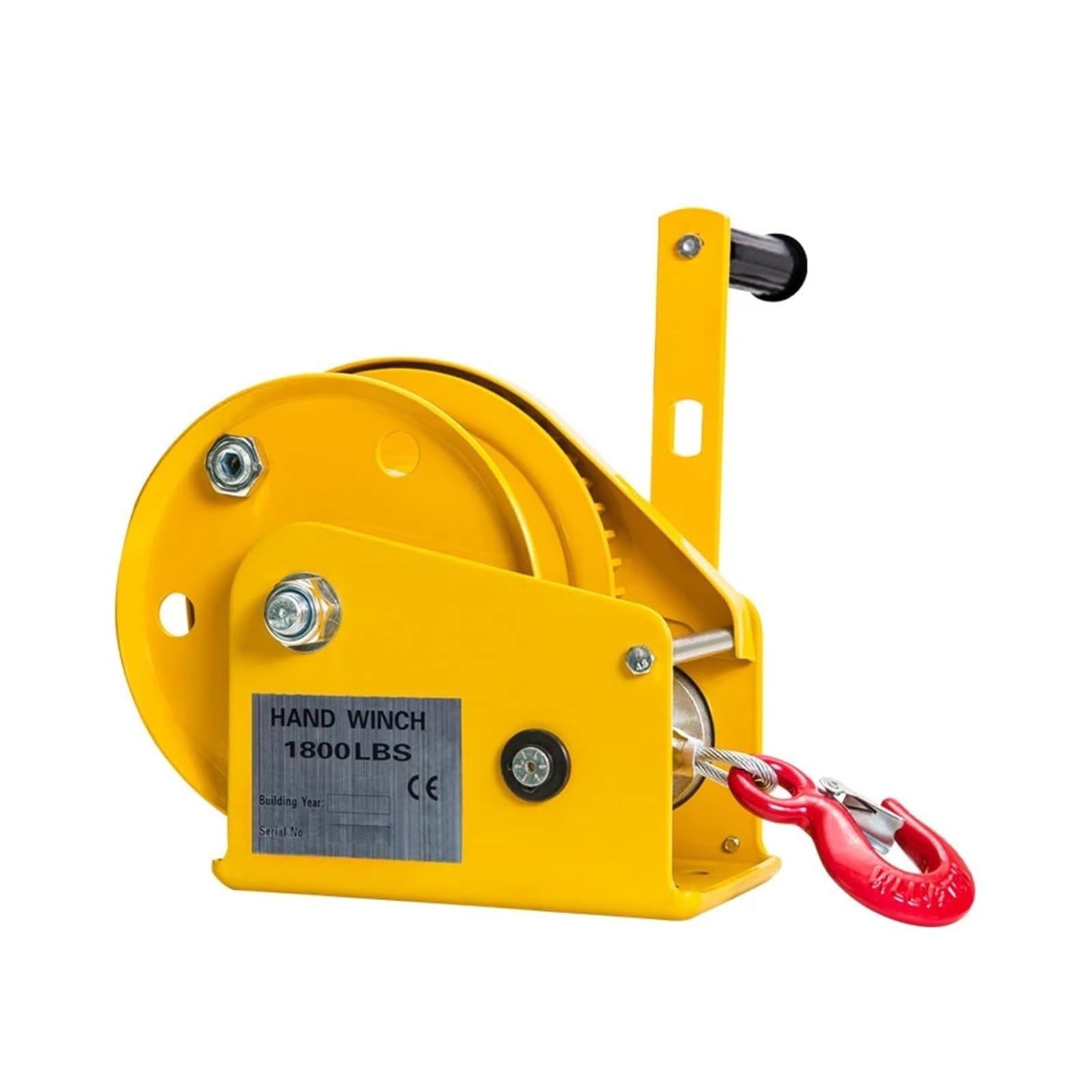 Verricello bidirezionale a bloccaggio automatico, 544,3 kg, 816,5 kg, 571,5 kg, con freno automatico, pesante sollevamento manuale per rimorchio, sollevamento e trazione