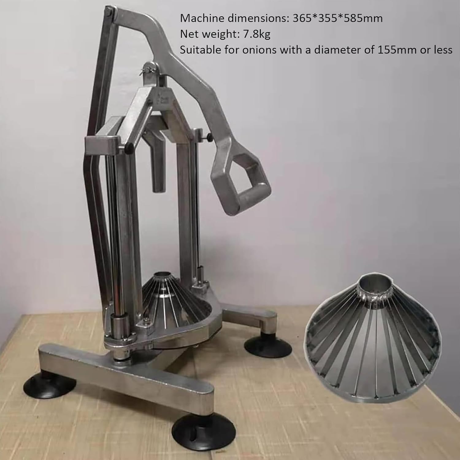 Edelstahl-Zonenblüten-Hersteller Mit Saug-Basis.Manuelles Blühendes Cutter Schaffen Perfekte Blumenformen Für Die Hausküche Und Restaurantnutzung.Langlebigen Entwurf