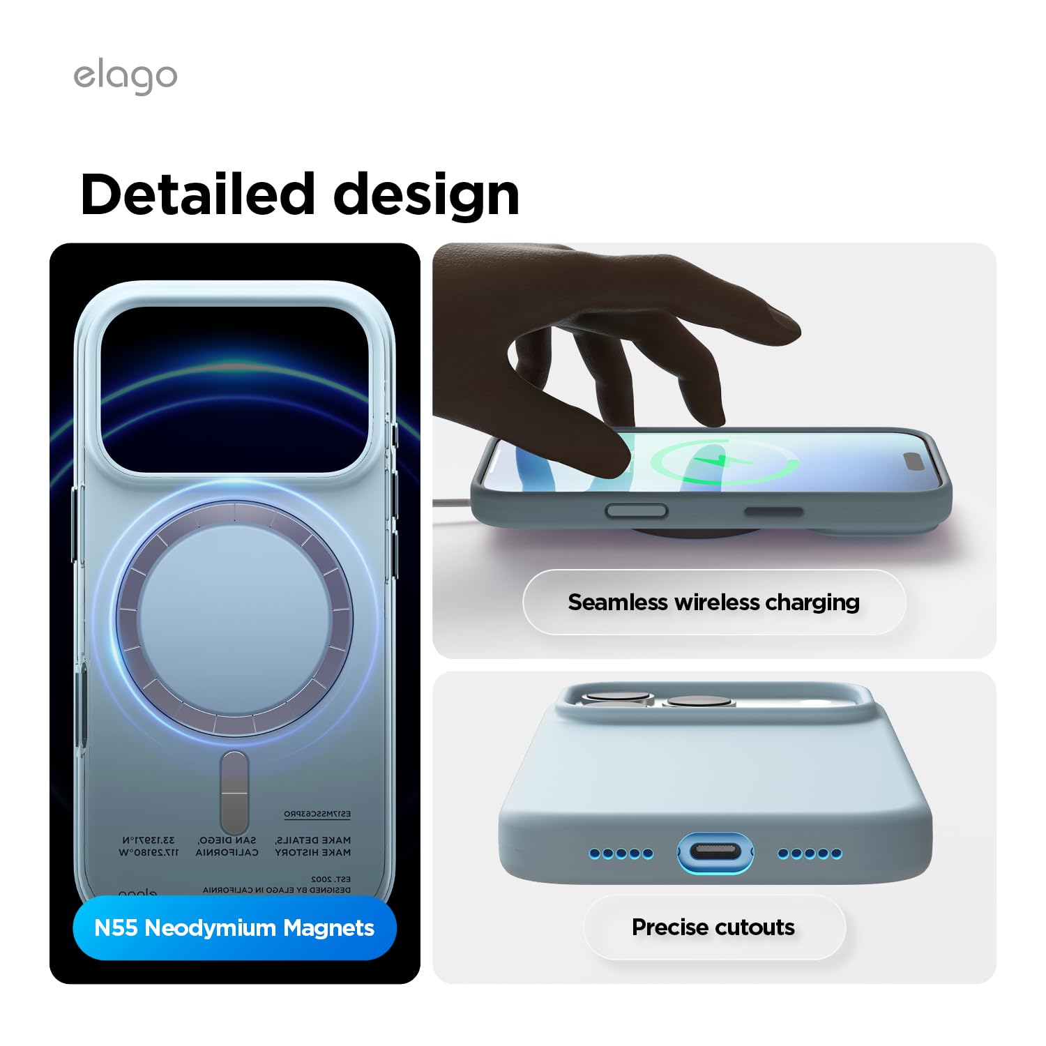 elago Premium Magnetic Silicone Case for iPhone 18 Pro & iPhone 17 Pro — Amazon image 7