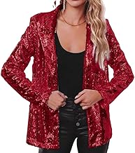 womens sequin suit jacket loose shiny jacket party club cocktail party cocktail party cocktail women long sleeve jacket casual jacket