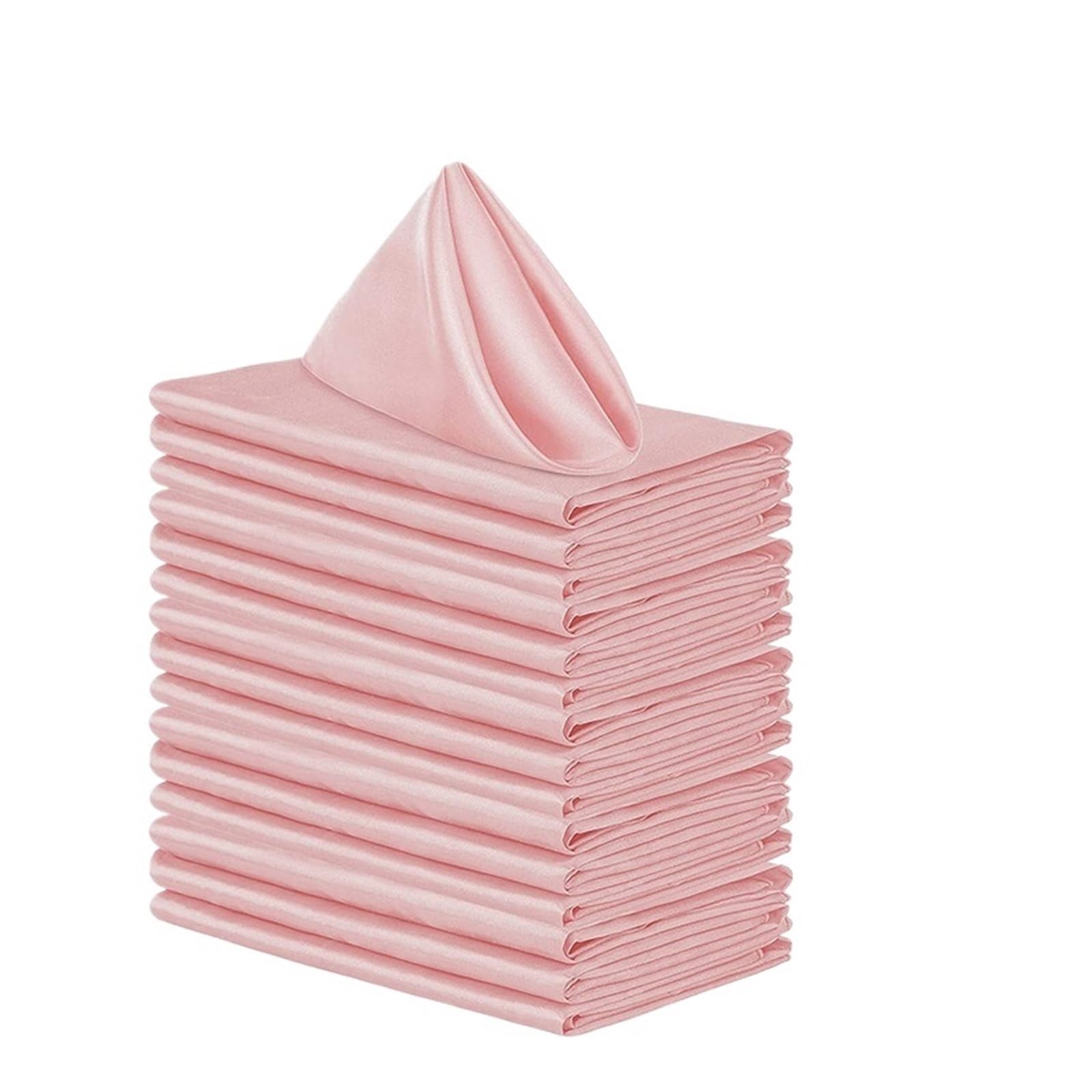 Satin Dinner Napkins 6pcs Satin Napkin 30cm*30cm Towel Soft Table Napkins for Wedding Party Home Hotel Decor(Color 2)