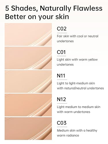 Miniatura 8 de Catkin Phoenix - Base de maquillaje de suero antienvejecimiento con cobertura acolchada, acabado satinado transparente, repuesto incluido, beige