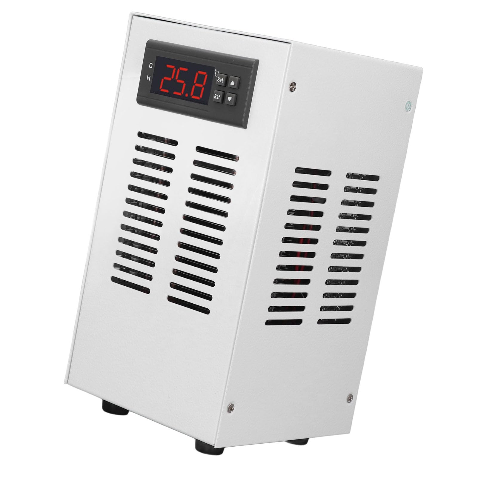 Brrnoo Aquarium Cooler System chłodzenia wodnego 2 w 1 72 W 20 l 3 l/min 30-35 dB Cicha chłodziarka zapewniająca cichą pracę w akwarium (wtyczka EU)
