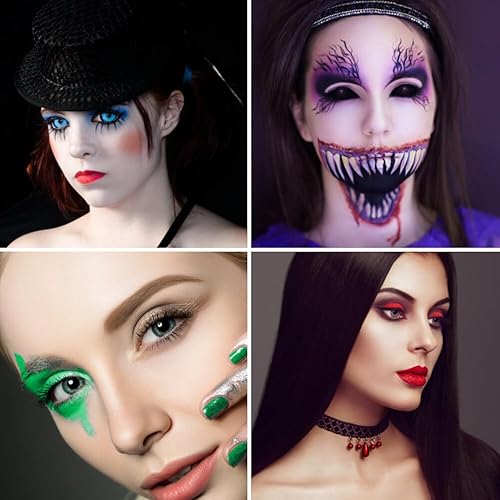 Miniatura 2 de EUBUY 12 lápices delineadores de ojos con 2 sacapuntas, lápiz delineador de ojos fluorescencia profesional, impermeable, a prueba de manchas, juego