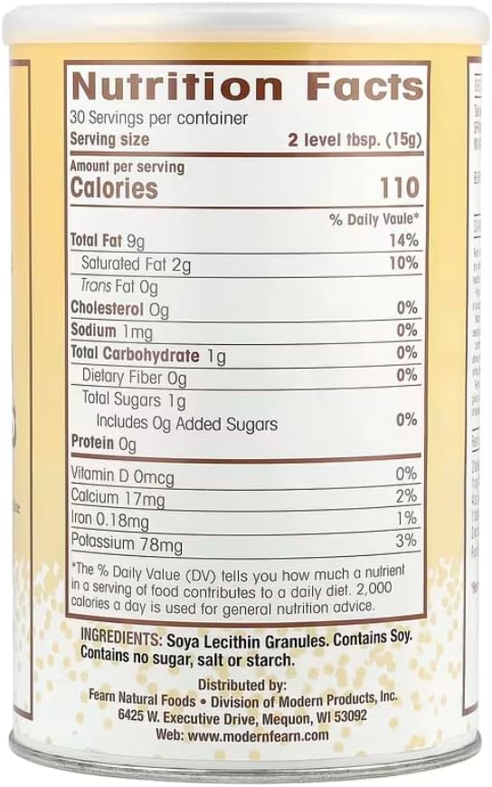 Lecithin Granules 16 Oz8