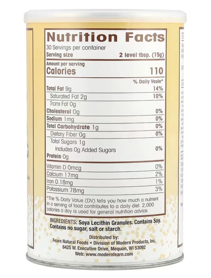 Fearns SOYA Food Lecithin Granules 16 Oz8