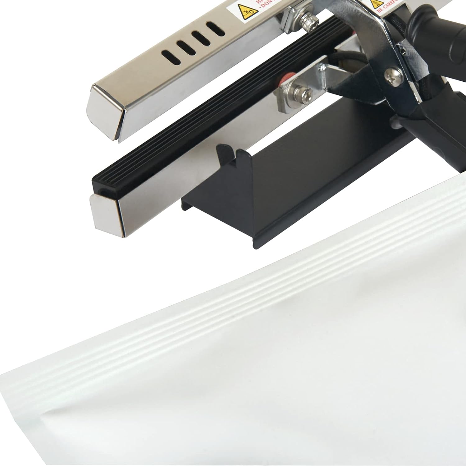 Hand Held Crimp Sealer,FDR-300 Portable Heat Sealer with Leakage Plug For 12‘’inch Foil Bag Kraft Bag ，Mylar Bag