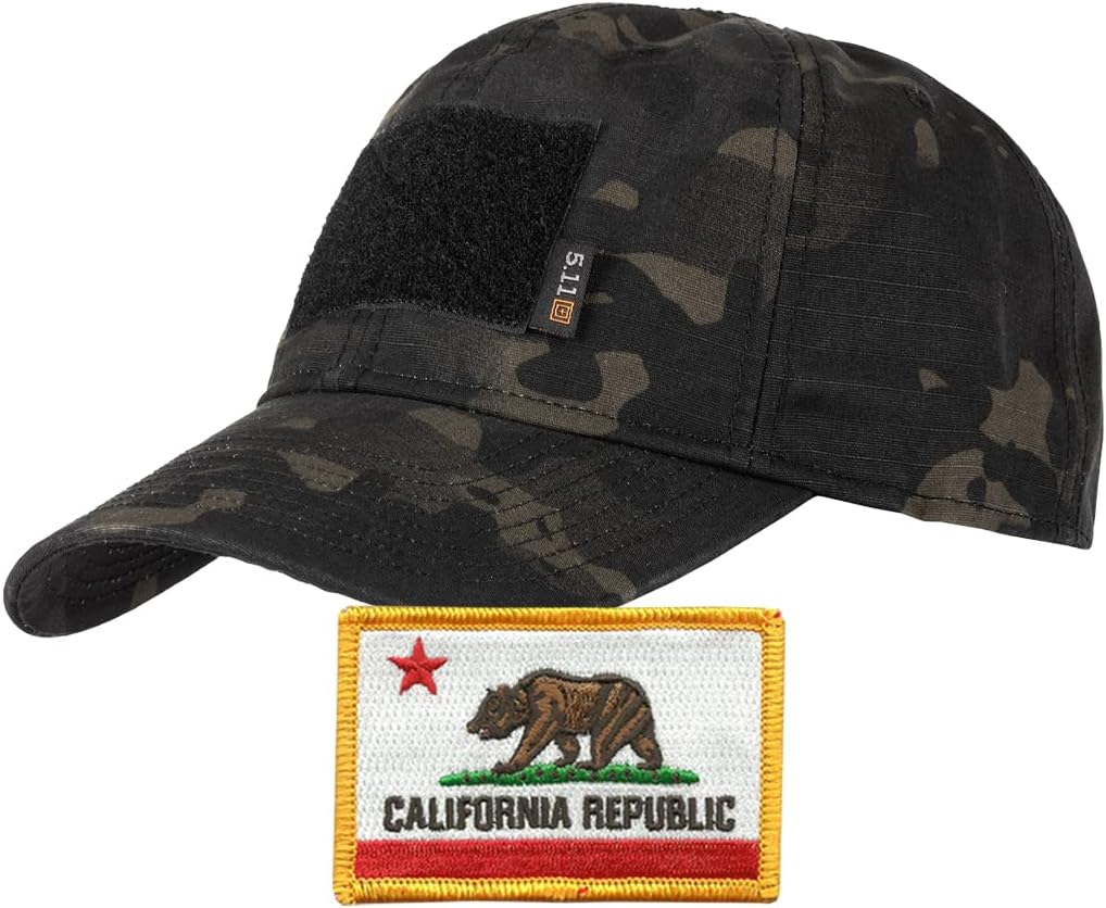 Gadsden and Culpeper 5.11 Flag Bearer Cap Bundle Multicam-Black