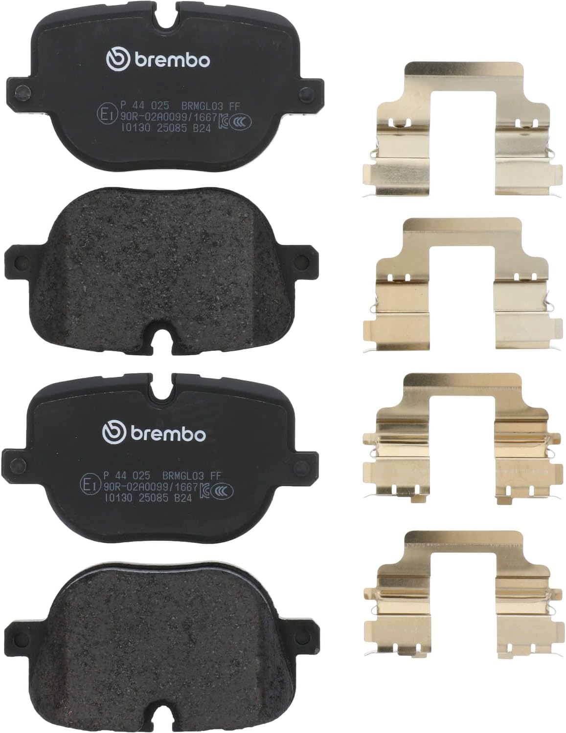 Brembo P44025 Low-Met Rear Disc Brake Pad Set LAND ROVER OE# LR025739